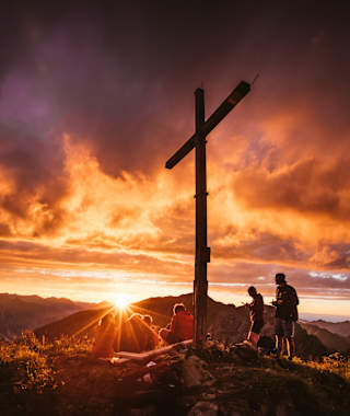 Sonnenuntergang auf der Höferspitze