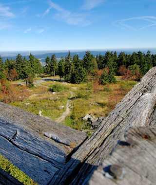 Höhenweg Fichtelgebirge - 2.Tag: Von Seehaus auf den Ochsenkopf