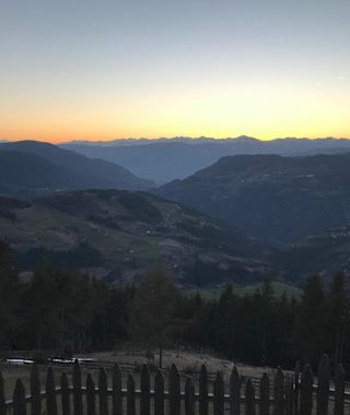 Sonnenuntergang am Hofer Alpl
