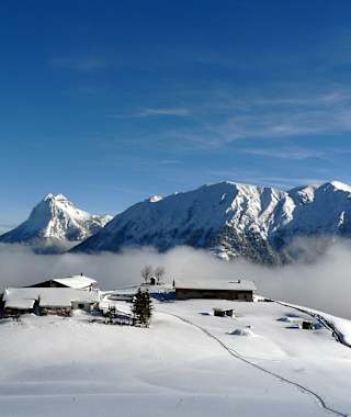 Hütten rund um die Falkenmoosalm