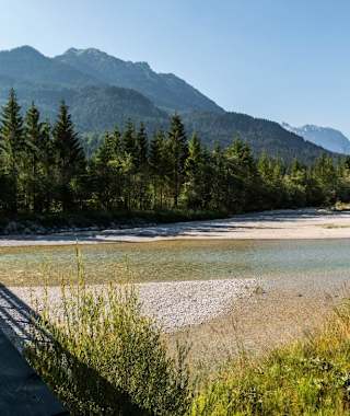 Isarsteg bei Wallgau