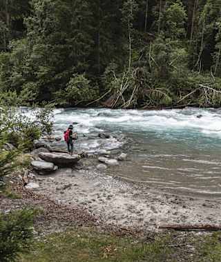 Im Virgental ist die Isel ein echter Wildfluss