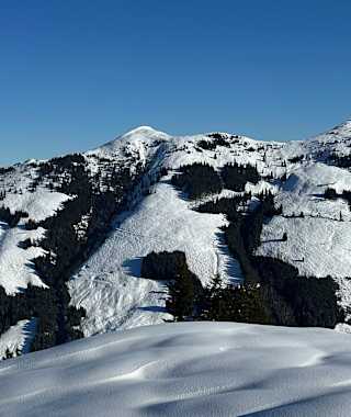 Blick auf Joel- und Saupanzen