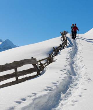 Der Kälberberg oberhalb von Schlinig