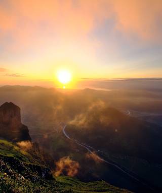 Sonnenuntergang Kanisfluh