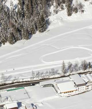 Loipe Kaunertal Runde von oben