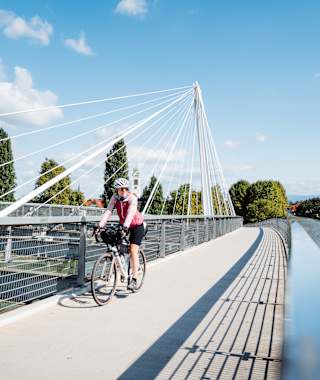 Die Rheinbrücke in Kehl