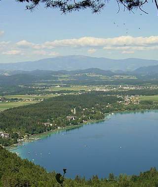 Aussicht vom Kitzelberg auf dn Klopeiner See