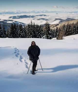 Schneeschuhwanderung zum Sauofen
