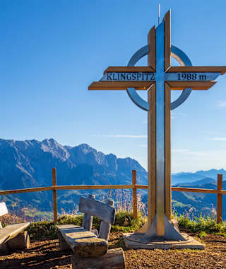 Gipfelkreuz Klingspitz