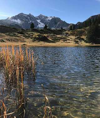 Der Körbersee bei schönster Herbststimmung