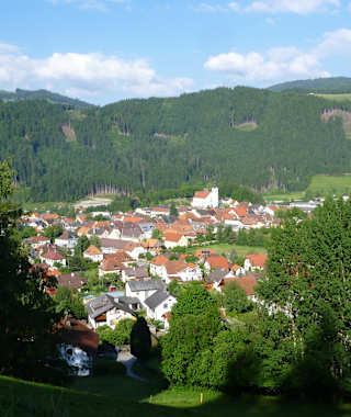 Blick auf Bad St. Leonhard