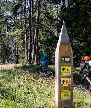 Einfahrt zum Kreuzmoostrail