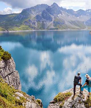 Bergwelten Wanderung Lünersee Vorarlberg