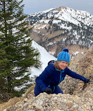 Kurzer versicherter Zustieg zum Heidenkopf-Gipfel