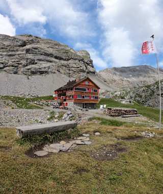 Die wunderschöne Landschaft rund um der Lämmerenhütte.