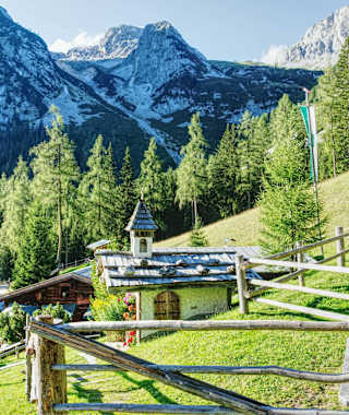 Die wunderschöne Umgebung der Lärchbodenalm