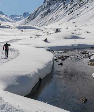 Langlaufen Vermut, Baggerloch