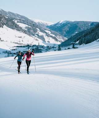 Langlaufen in Innervillgraten auf der Villgratental Loipe