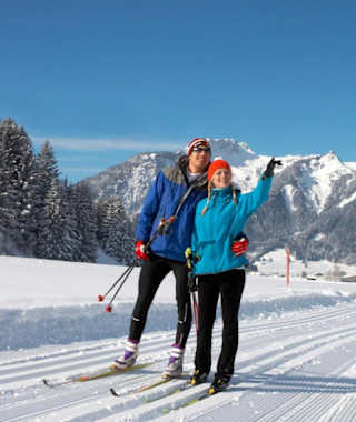 Langlaufvergnügen in der Naturparkregion Reutte