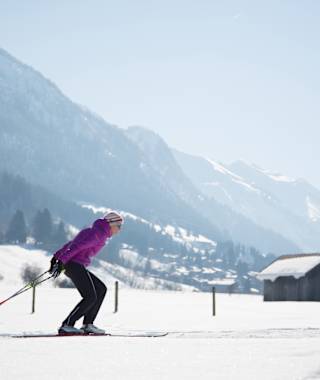 Am Oberstdorf-Rundkurs kann man richtig Gas geben.