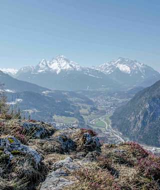 Blick von der Lärchecker Wand über das Berchtesgadener Tal