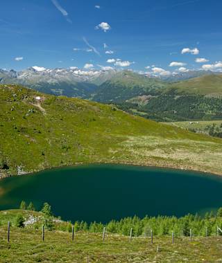Der Laußnitzsee im Biosphärenpark Nockberge