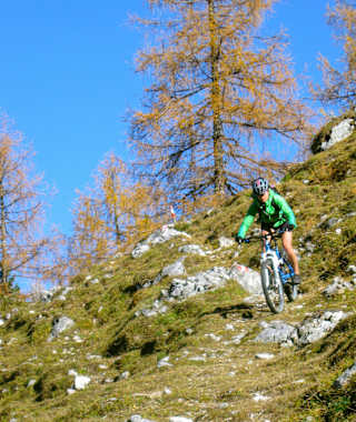 Abfahrt vom Marchgatterl