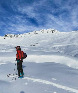 Tolles Gelände beim Anstieg auf den Matthäuskopf