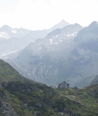 Aufstieg zur Franz-Senn-Hütte.