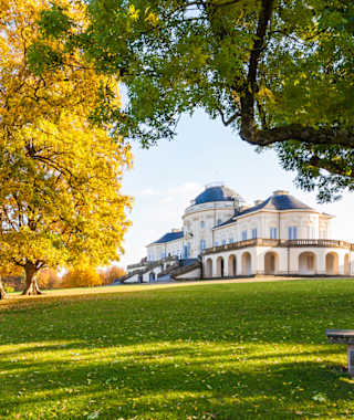 Das Schloss Solitude im Glemswald 