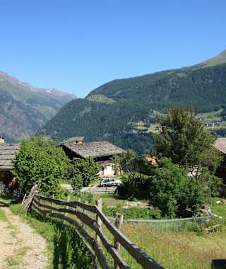 Die Höfegruppe Christl im Passeiertal