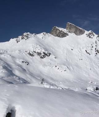 Blick zum Misthaufen