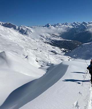 Skitour auf den Almkogel im Zillertal