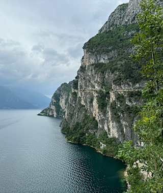 Auf der alten Ponale Straße nach Pregasina