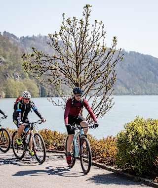 Teil der Etappen führen entlang der Donau