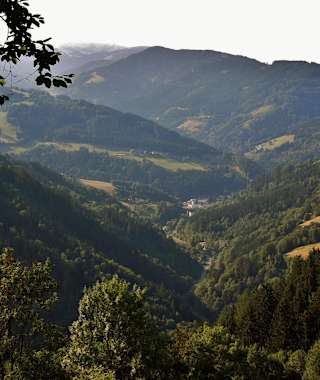 Blick auf St. Gertraud - Twimberger Graben