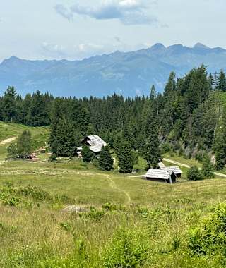 Die Naggler Alm befindet sich oberhalb des Weissensees in Kärnten.