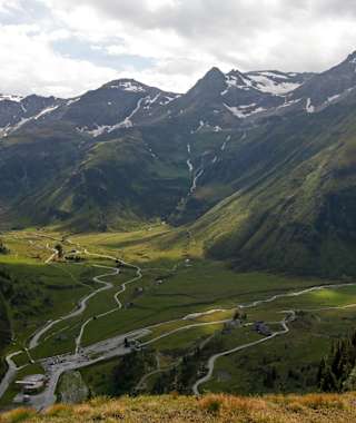 Blick auf Nassfeld bei Sportgastein