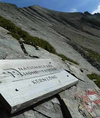 Die letzte Etappe führt im Bereich der Gleiwitzer Hütte noch einmal durch den Nationalpark Hohe Tauern.