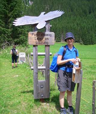 Auf dem Natur- und Kulturlehrweg „Leben am Steilhang“