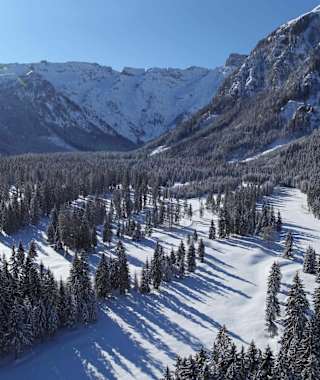 Langlaufen im Naturpark Karwendel - Tristenautal
