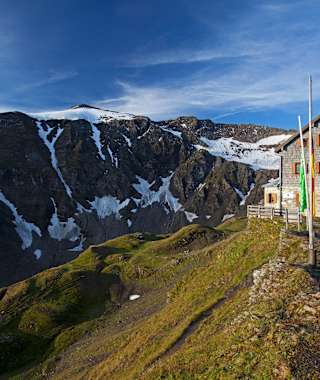 Das Niedersachsenhaus mit dem Pröllgrat
