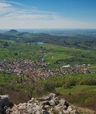 Blick vom Olgafels auf Glems