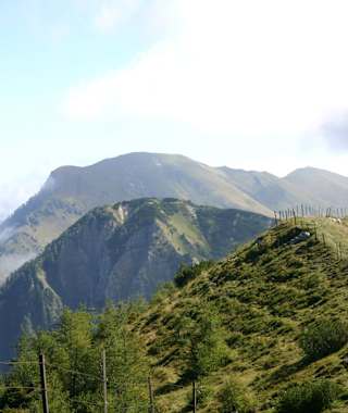 Auf der vierten Etappe des Panoramaweges Südalpen