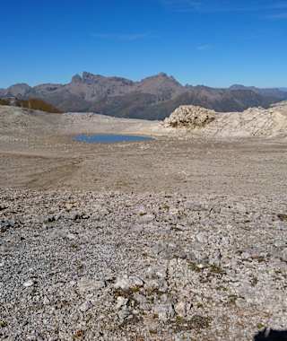 Fuorcla digl Leget mit See