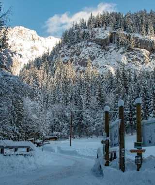 Parkplatz Ebneralm im Johnsbachtal