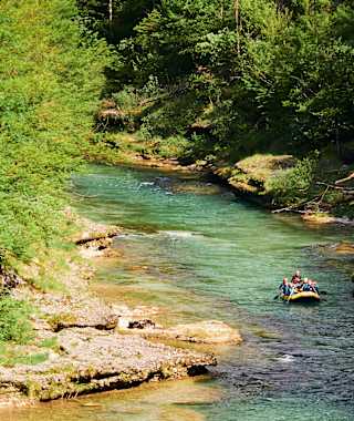 Ratten auf der Salza – hier auf dem Abschnitt zwischen Wildalpen und Fachwerk