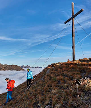 Gipfelkreuz auf der Pezinerspitze