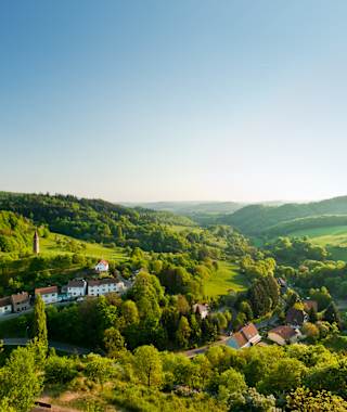 Blick von der Ruine Falkenstein